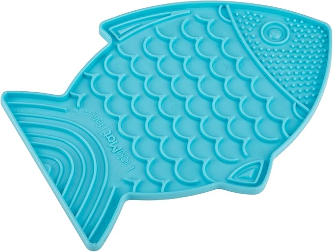 LickiMat Felix Fish-Shaped Cat Slow Feeder