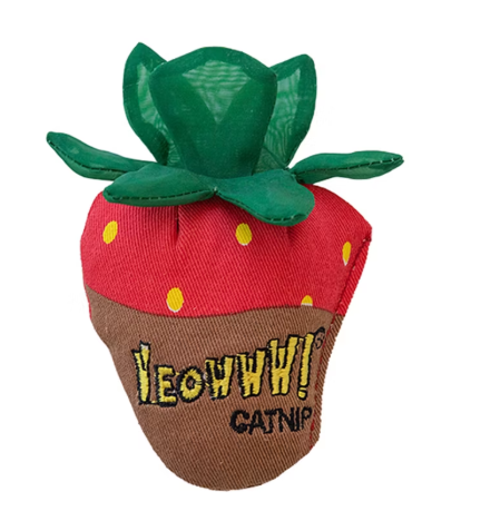 Yeowww! Catnip Chocolate Covered Strawberry Cat Toy