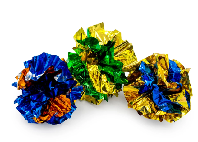 Crinkle Ball 1.5" Cat Toy