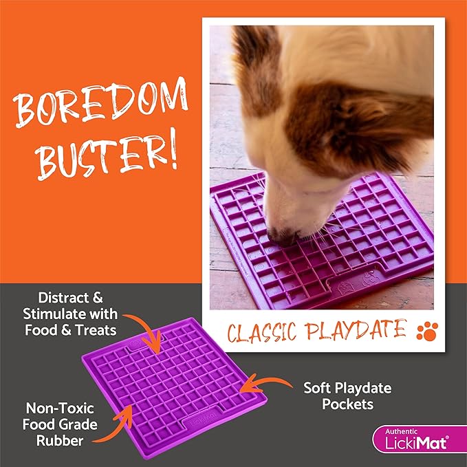 LickiMat Playdate Slow Feeder for Dogs
