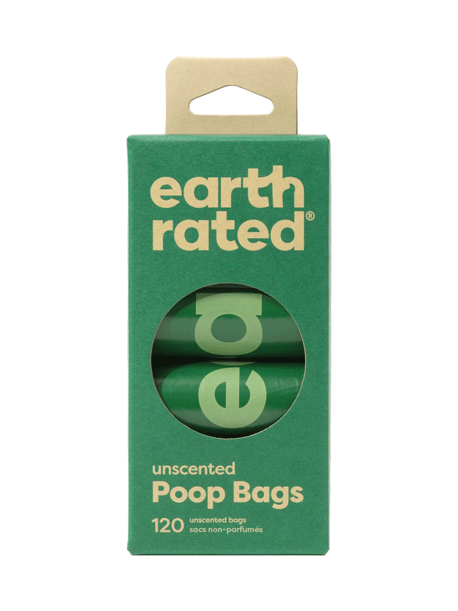 Earth Rated Poop Bags on Refill Rolls 120 Count