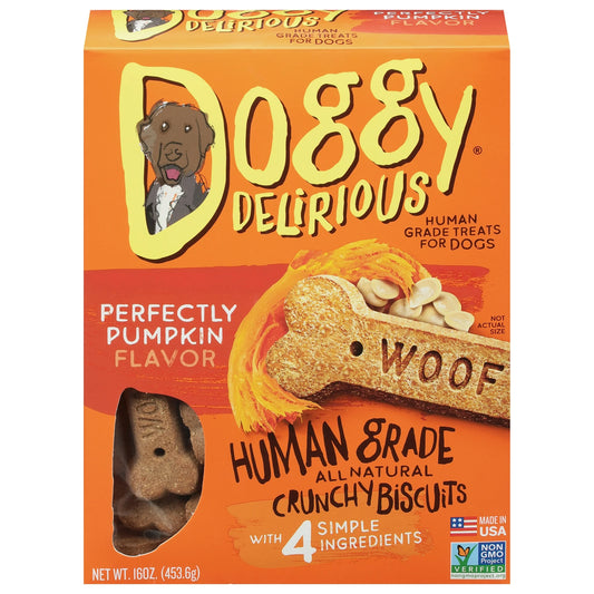 Doggy Delirious Dog Treats Pumpkin