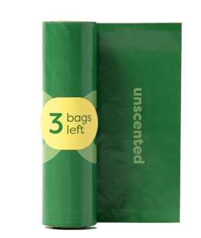 Earth Rated Unscented Poop Bags 315ct on 21 Refill Rolls