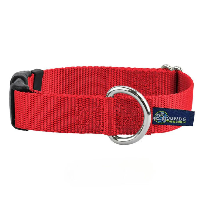 Nylon Dog Collar 5 Solid Colors