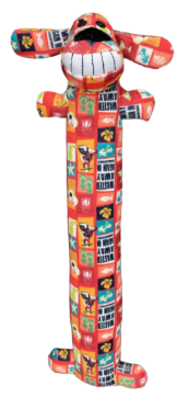 Multipet Margaritaville® Loofa Dog® Plush Dog Toy Assorted colors 12"
