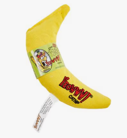 Yeowww! Catnip Yellow Banana Cat Toy