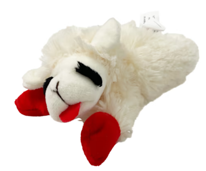 Lamb Chop Plush Dog Toy 6"
