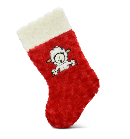 Holiday Lambchop Christmas Stocking 17"