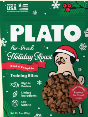 Holiday Roast Small Bites Beef & Pumpkin Dog Treat 3oz