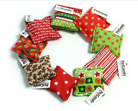 Holiday Kittles Cat Toy With Catnip