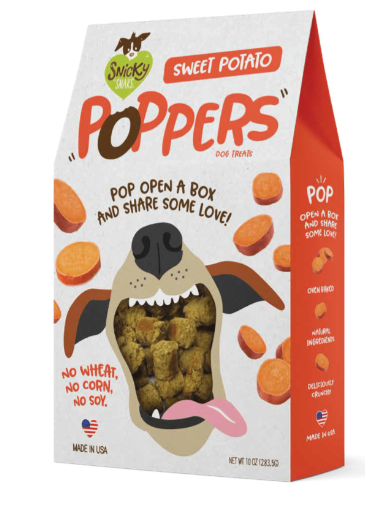 Poppers Adult Crunchy Dog Treats, 10 oz