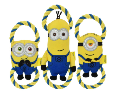 Minion Double Tug Dog Rope Toy Asst. 16"
