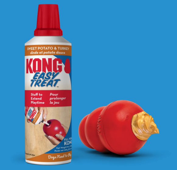 KONG Easy Treat Turkey & Sweet Potato Lickable Dog Treat, 8-oz bottle