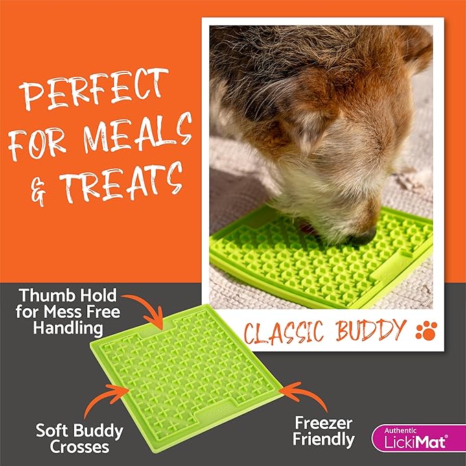 LickiMat Classic Buddy Slow Feeder Dog