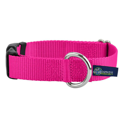 Nylon Dog Collar 5 Solid Colors