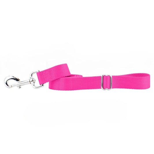 6 Inch Nylon Dog Leash 5 Solid Colors