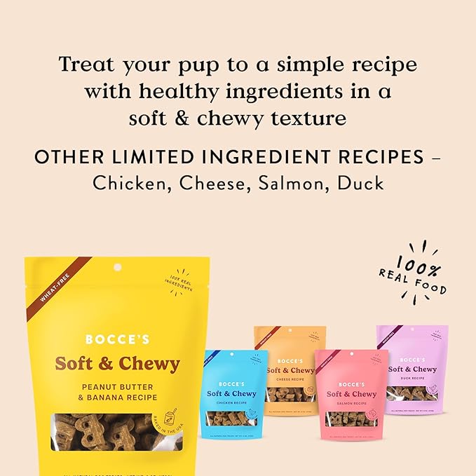 Bocce's PB & Banana Soft & Chewy Treats