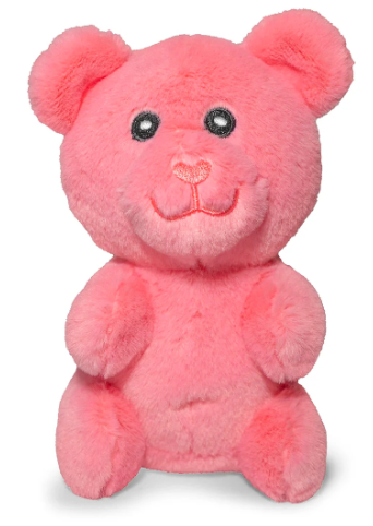 Gummy Bear Plush Dog Toy Green 6"