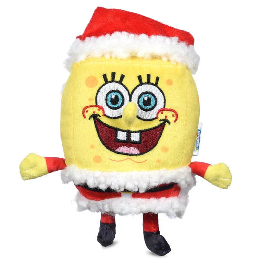 Christmas Holiday SpongeBob Santa Squeaker Toy