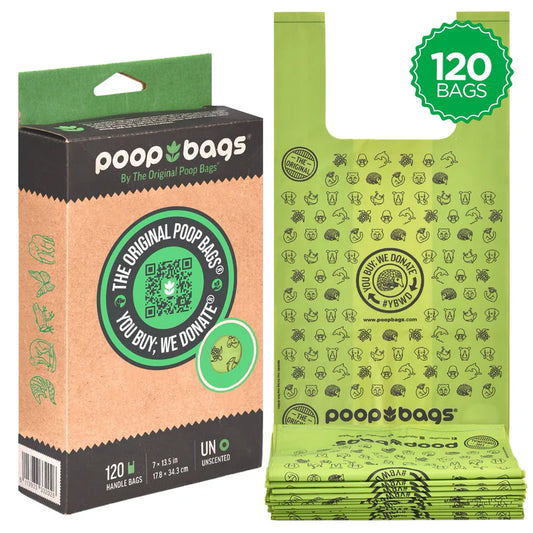 Handle Tie Poop Bags 92% Made From Plants