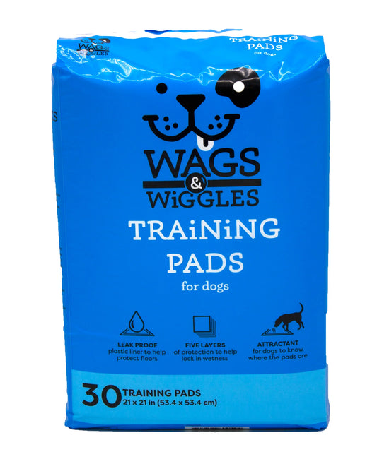 30 Count Wags & Wiggles Training Pads