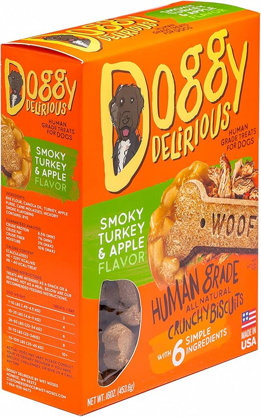 Doggy Delirious Dog Treats Smoky Turkey and Apple